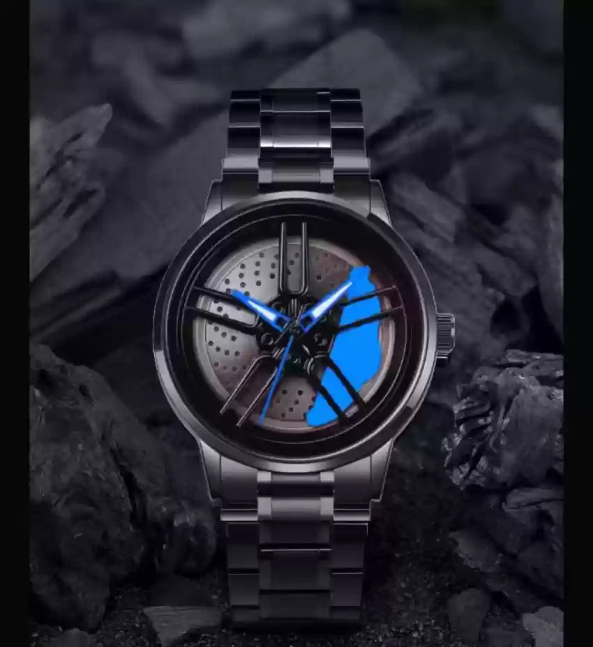 Stereoscopic Car Wheel Watch