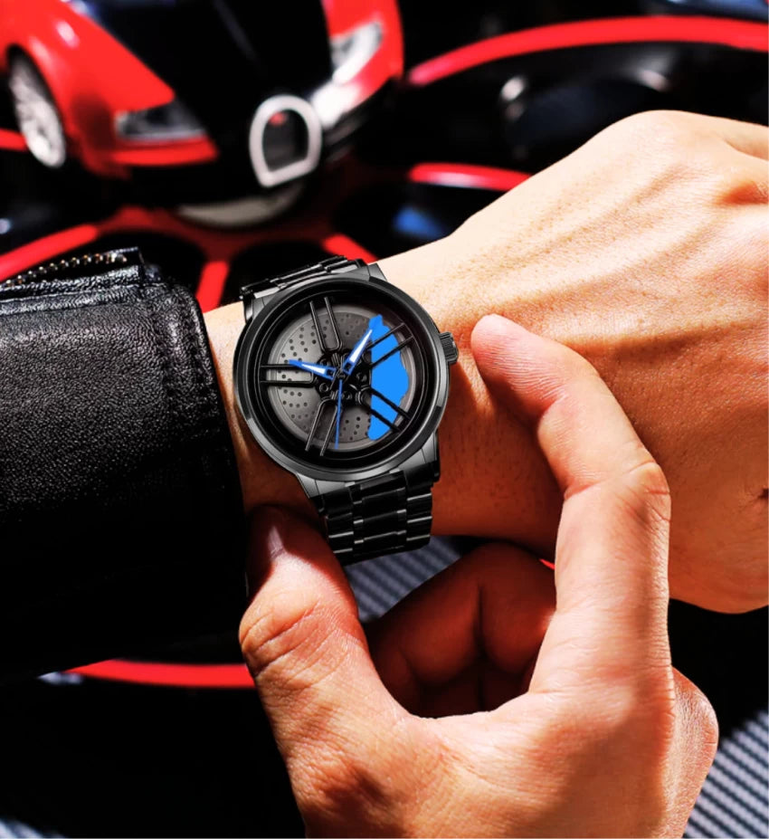 Stereoscopic Car Wheel Watch