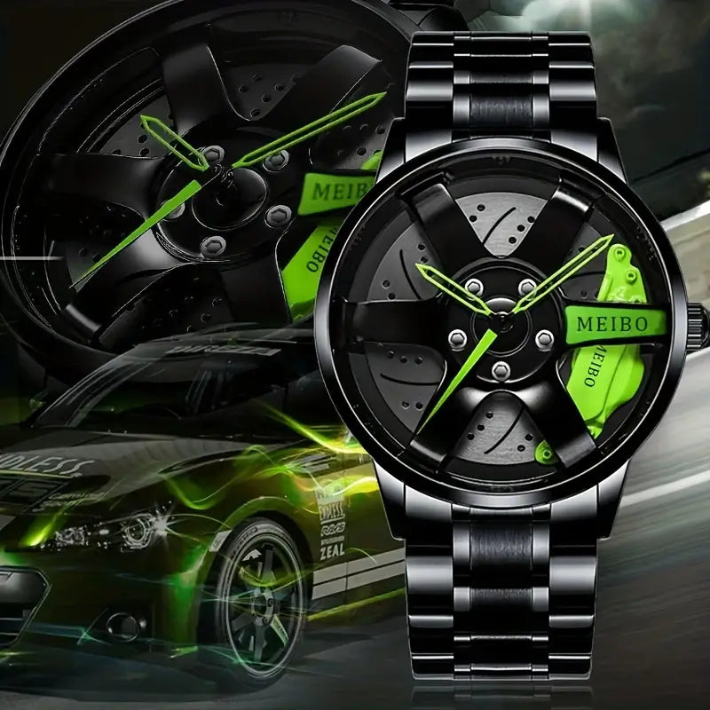 Stereoscopic Car Wheel Watch