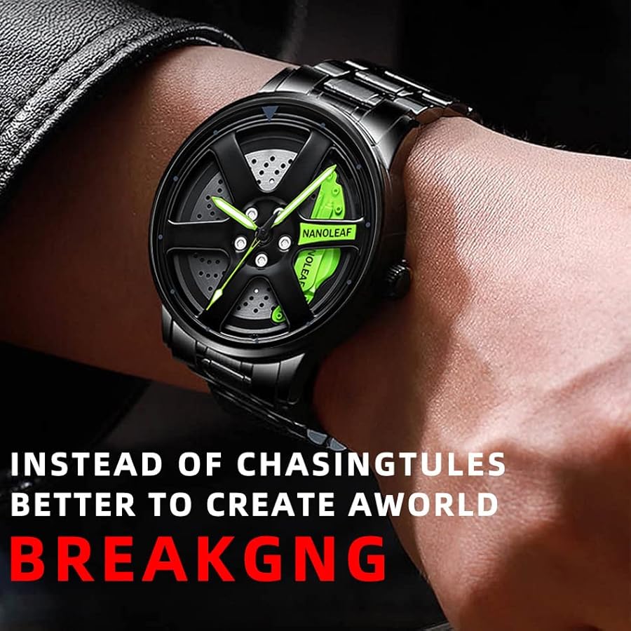 Stereoscopic Car Wheel Watch