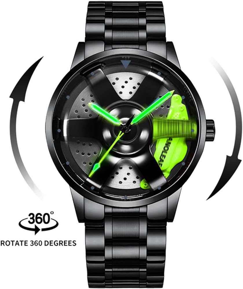 Stereoscopic Car Wheel Watch