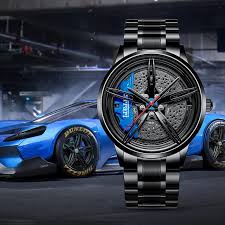 Stereoscopic Car Wheel Watch