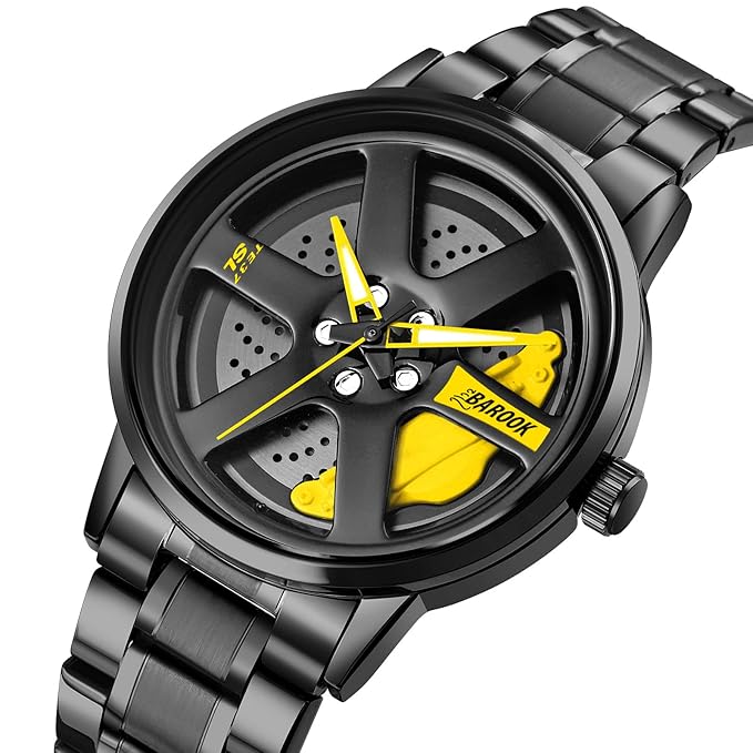 Stereoscopic Car Wheel Watch |"Timeless Elegance in Motion"